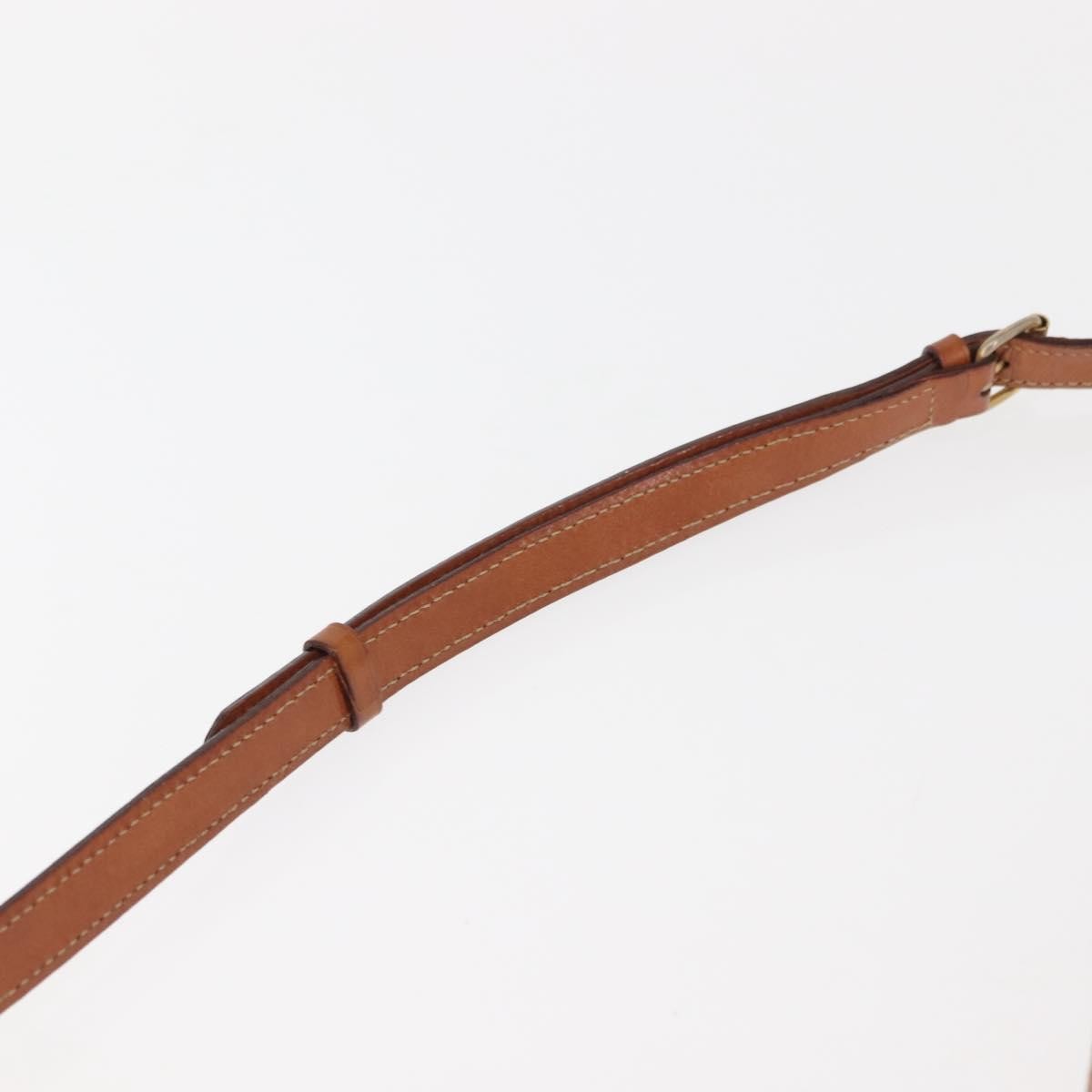 Celine Macadam Shoulder Pvc Leather Brown Canvas Bag (Pre-Owned)