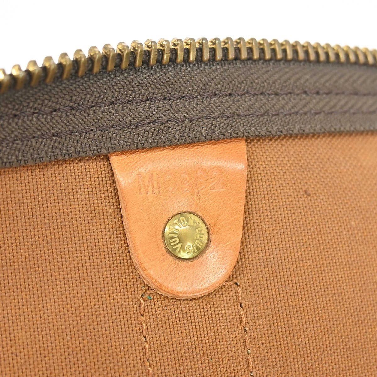Louis Vuitton Keepall Monogram Canvas Brown Canvas Travel Bag Bag (Pre-Owned)