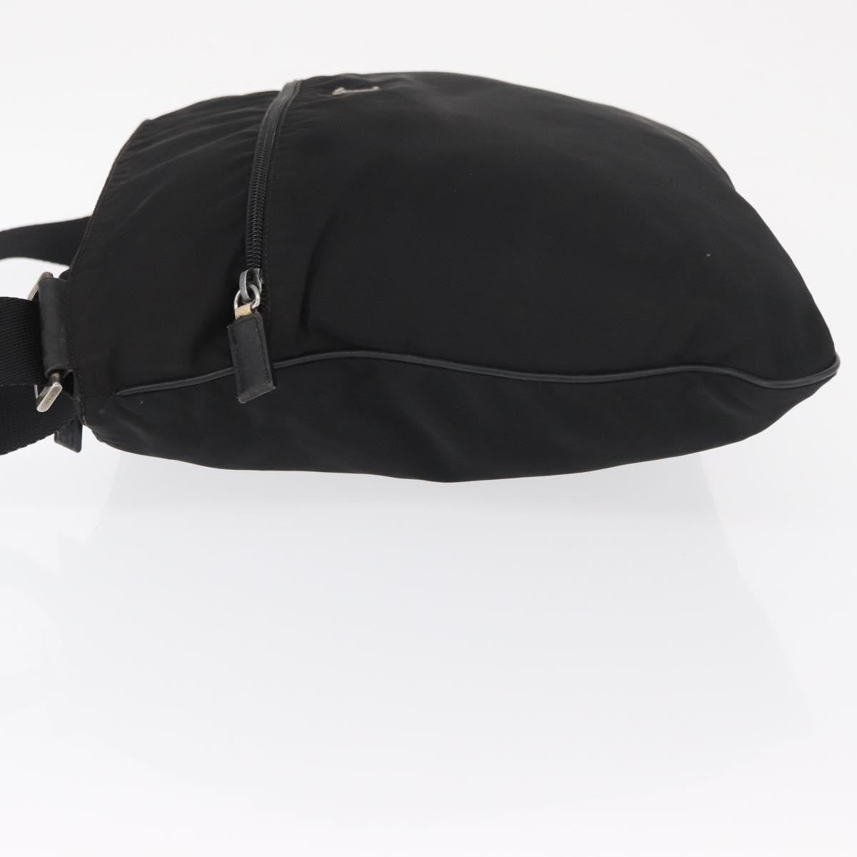 Prada Front Pocket Messenger Tessuto Black Nylon Shoulder Bag Bag (Pre-Owned)