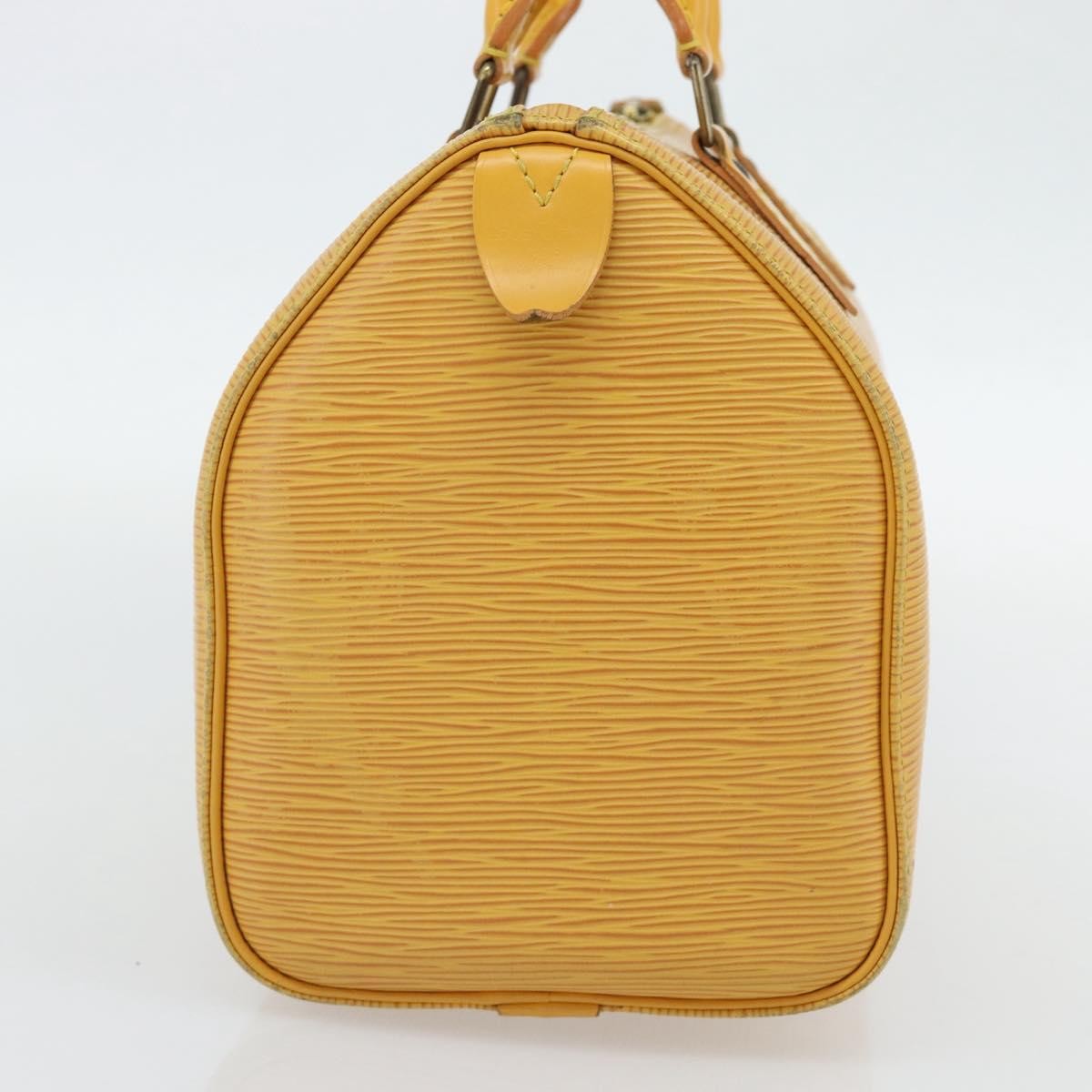 Louis Vuitton Speedy Epi Leather Yellow Leather Handbag (Pre-Owned)