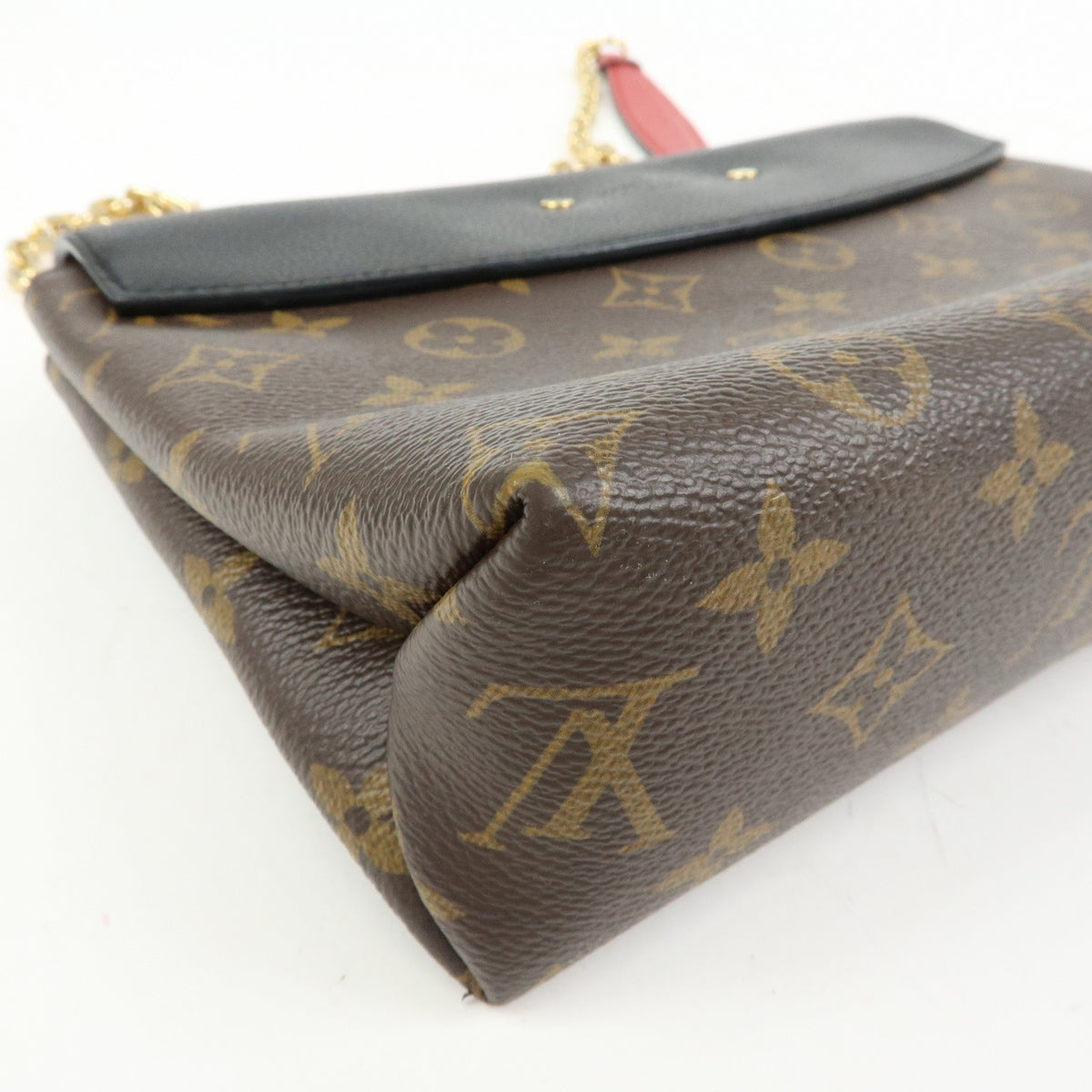 Louis Vuitton Saint Placide Monogram Canvas And Leather Brown Canvas Handbag (Pre-Owned)