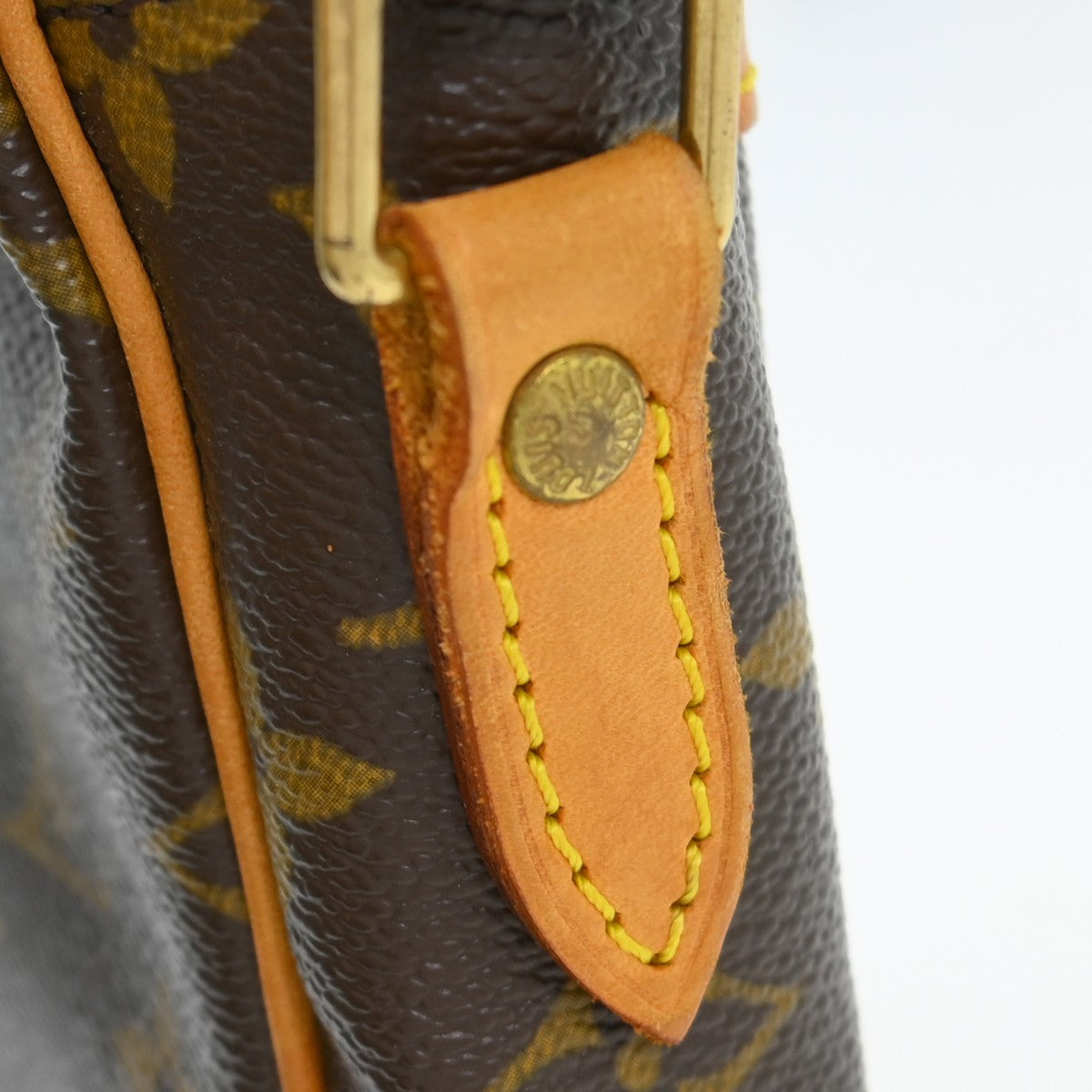 Louis Vuitton Danube Monogram Canvas Brown Canvas Shoulder Bag Bag (Pre-Owned)