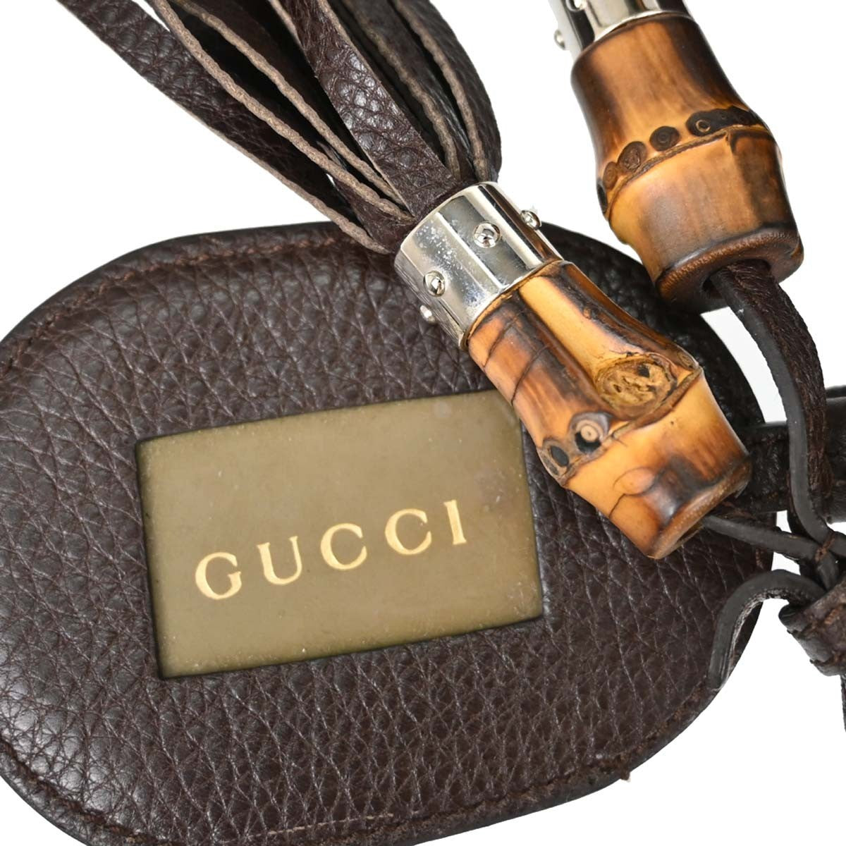 Gucci Techno Horsebit Flap Hobo Leather Beige Canvas Shoulder Bag Bag (Pre-Owned)