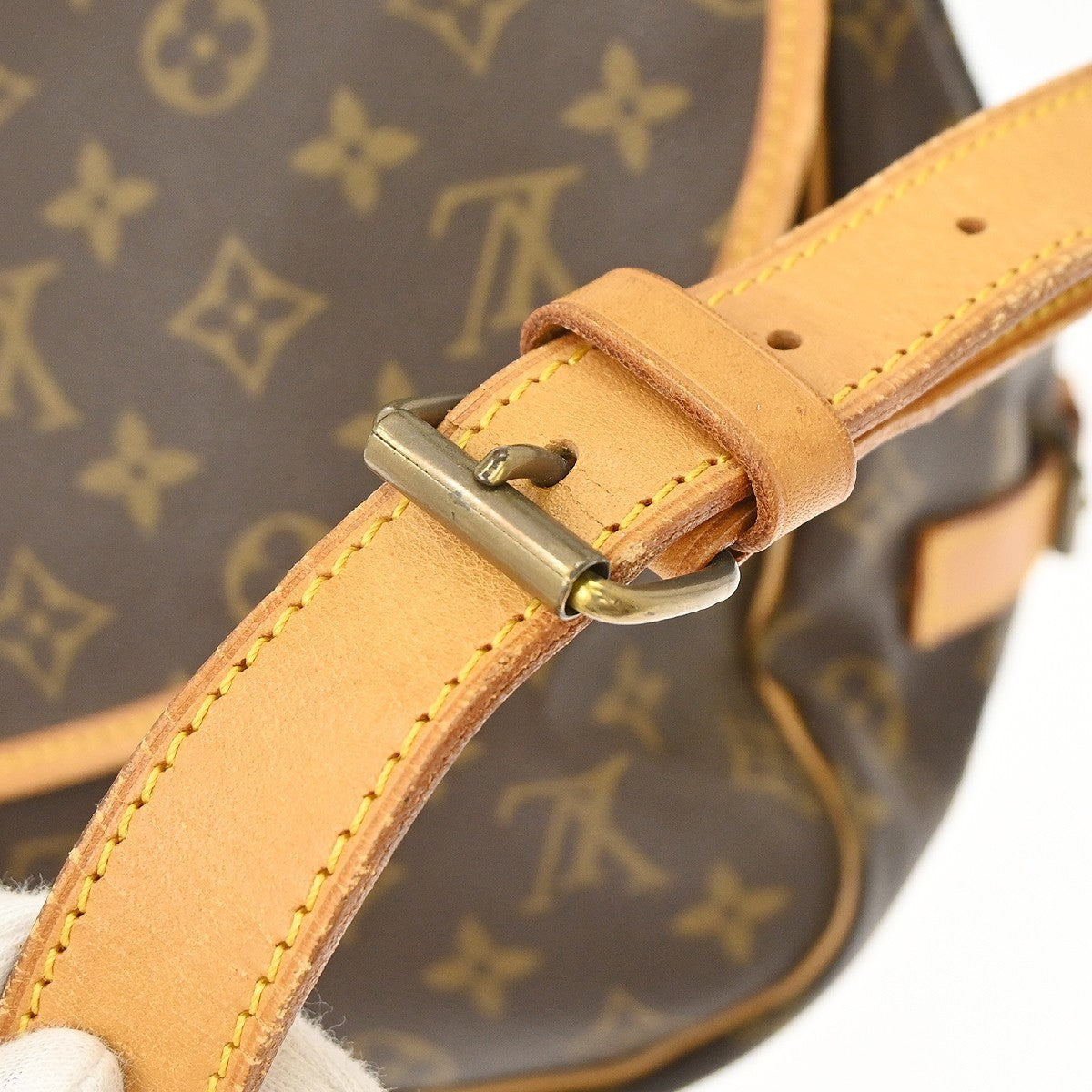 Louis Vuitton Saumur Monogram Canvas Brown Canvas Shoulder Bag Bag (Pre-Owned)