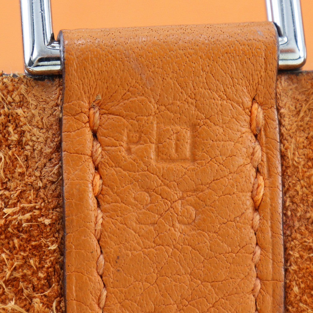 Hermes Picotin Lock Clemence Orange Leather Handbag (Pre-Owned)