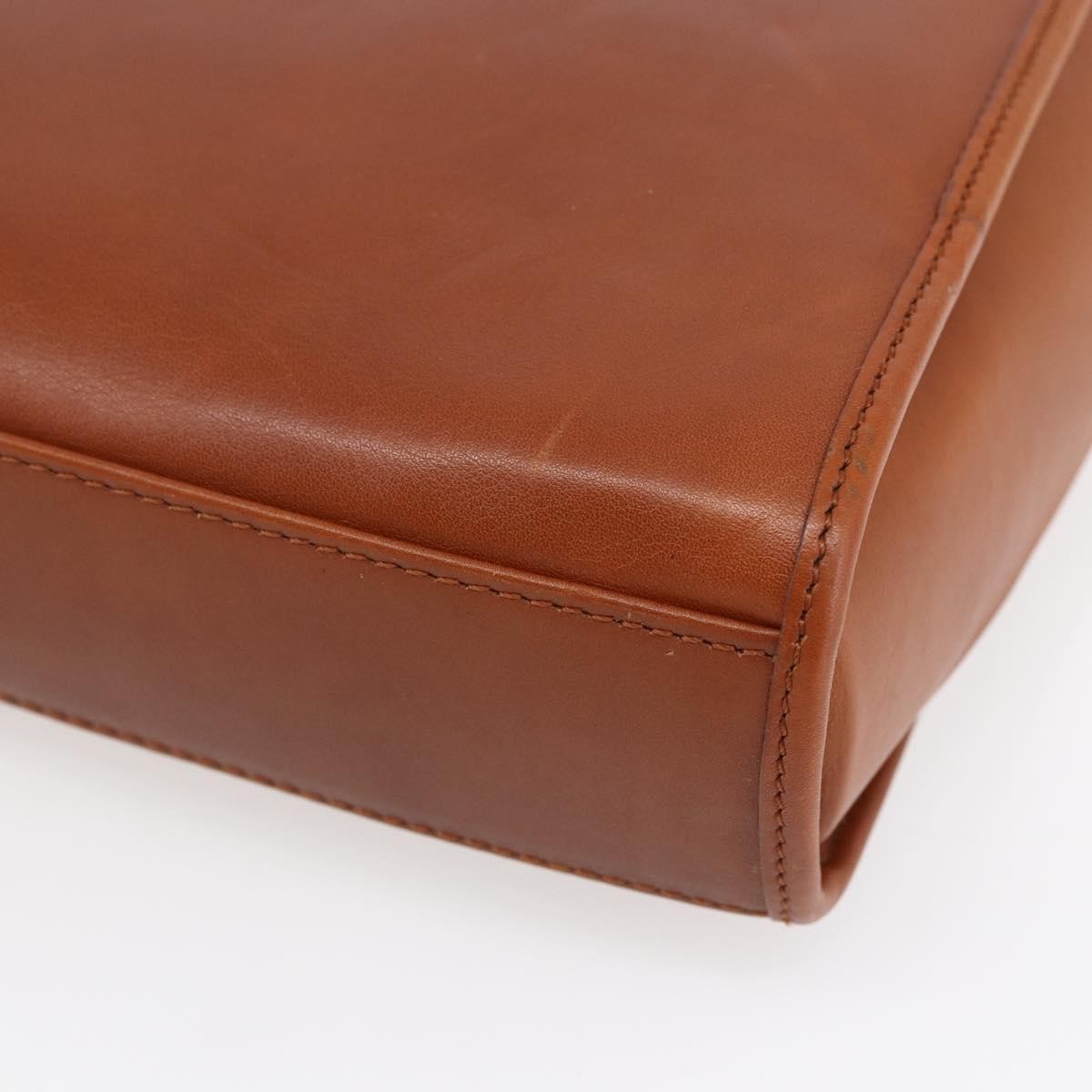Celine Handbag Leather Brown Leather Handbag (Pre-Owned)