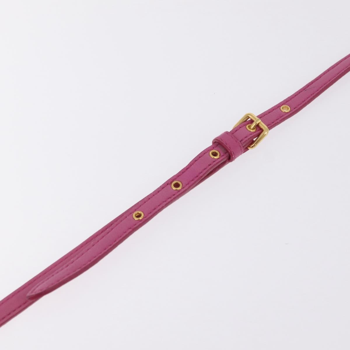 Miu Miu Tech Matelasse Leather Pink Leather Crossbody Bag Bag (Pre-Owned)