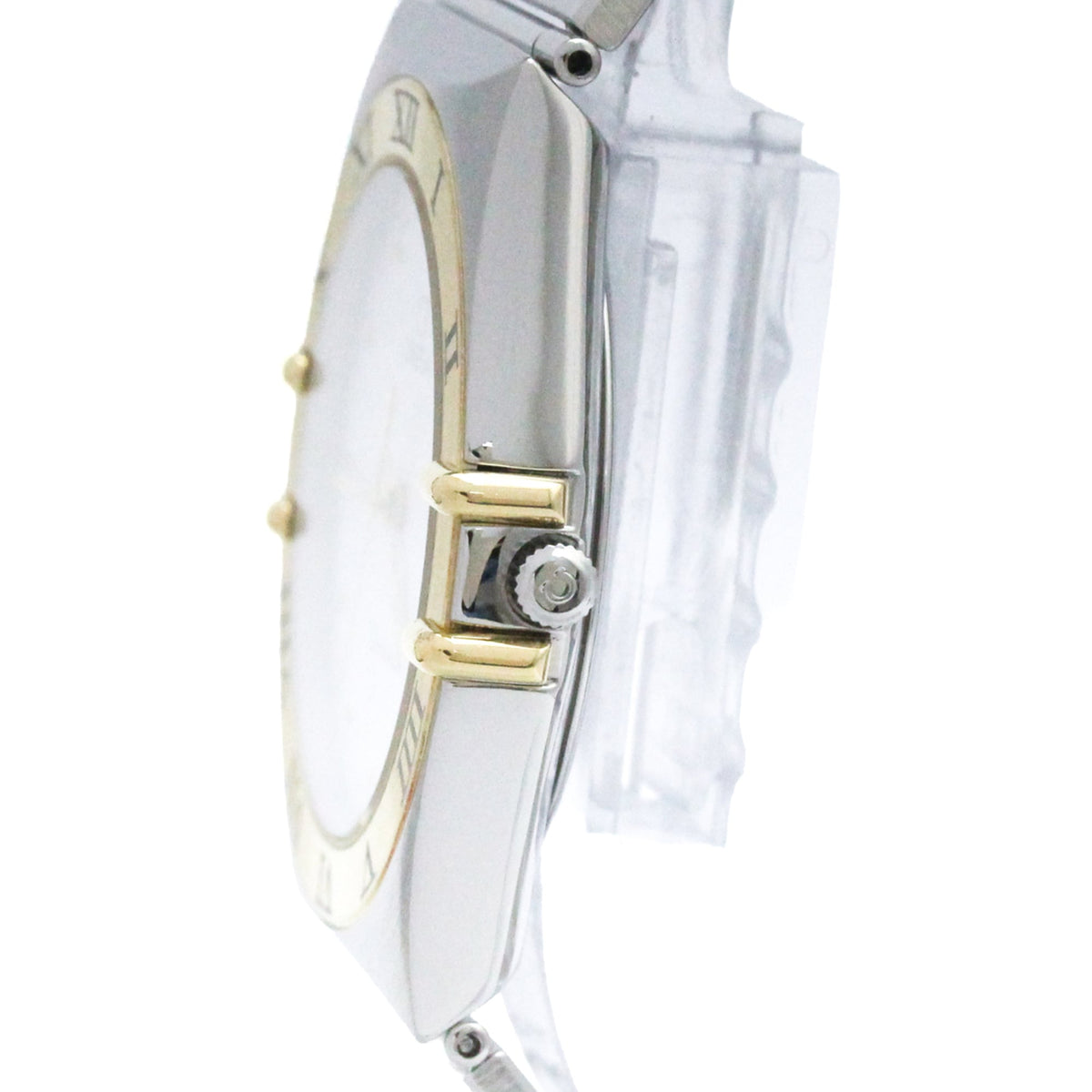 Omega Constellation Quartz Stainless Steel And Yellow Gold Watch (Pre-Owned)
