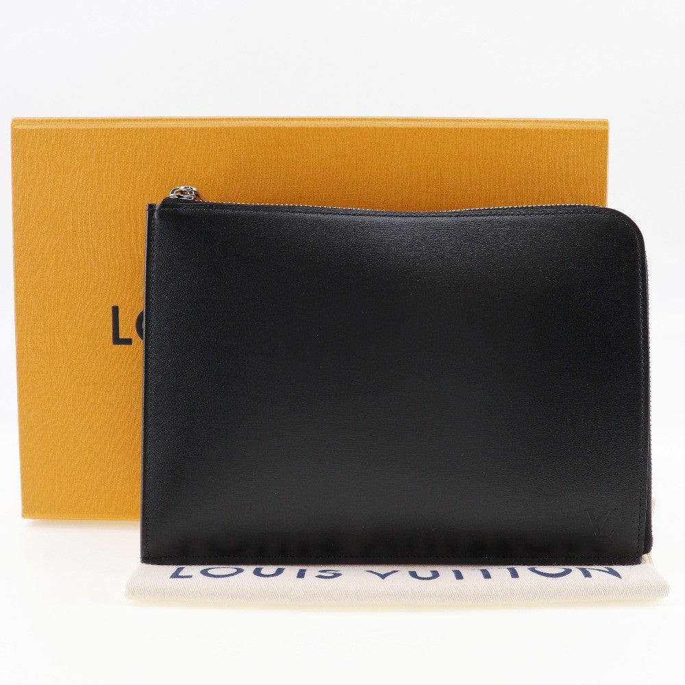 Louis Vuitton Pochette Jour Nomade Leather Black Leather Clutche & Pouche Bag (Pre-Owned)
