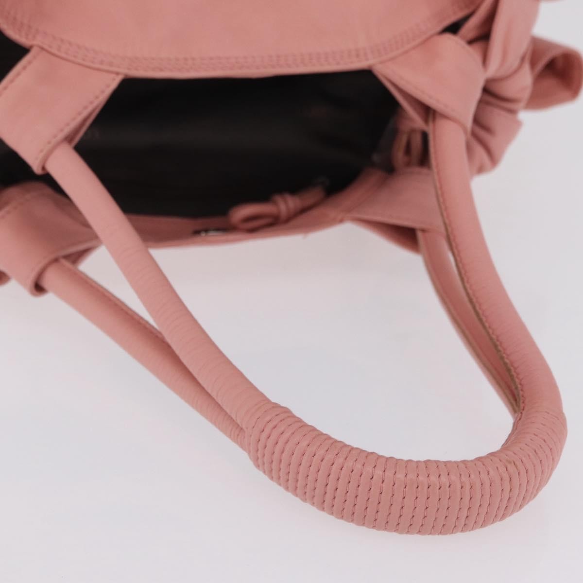 Loewe Aire Leather Pink Leather Shoulder Bag Bag (Pre-Owned)