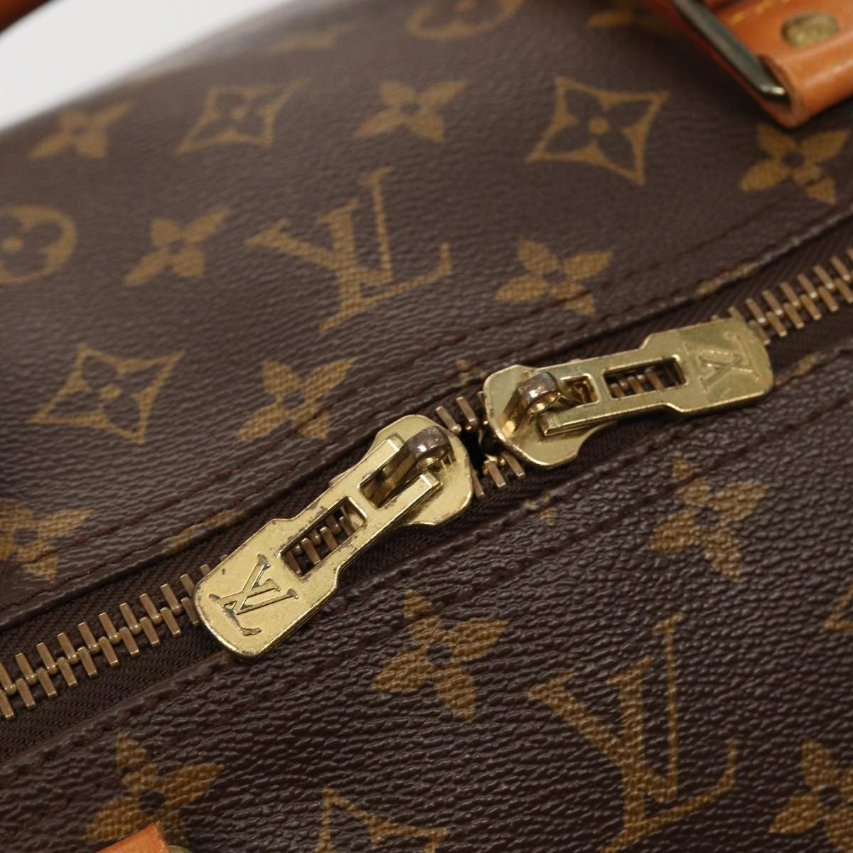 Louis Vuitton Keepall Monogram Canvas Brown Canvas Travel Bag Bag (Pre-Owned)