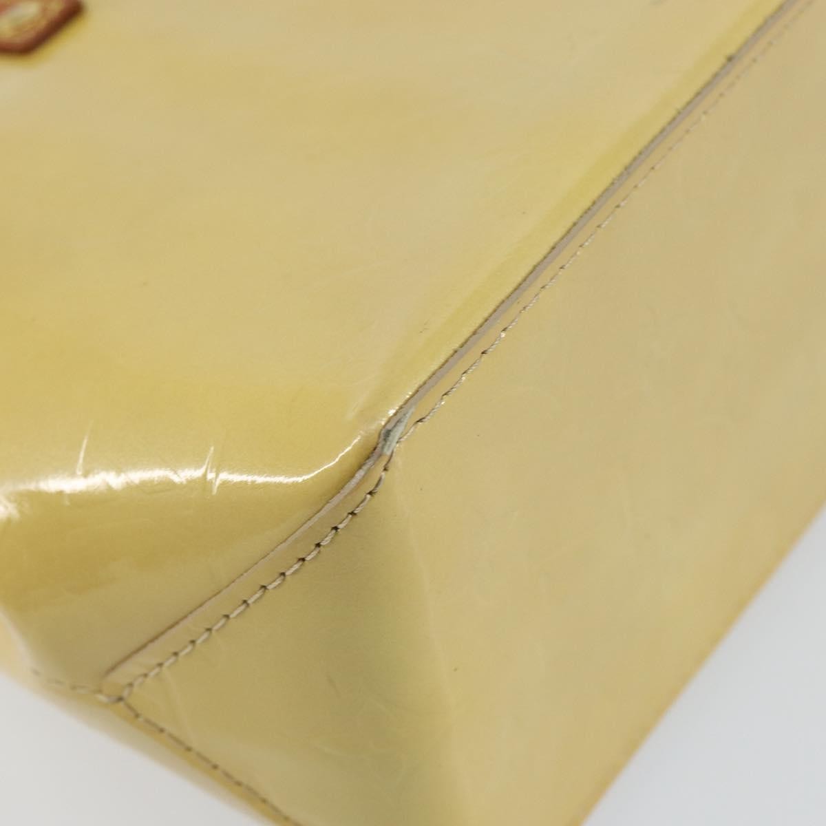 Louis Vuitton Reade Monogram Vernis Beige Patent_Leather Bag (Pre-Owned)