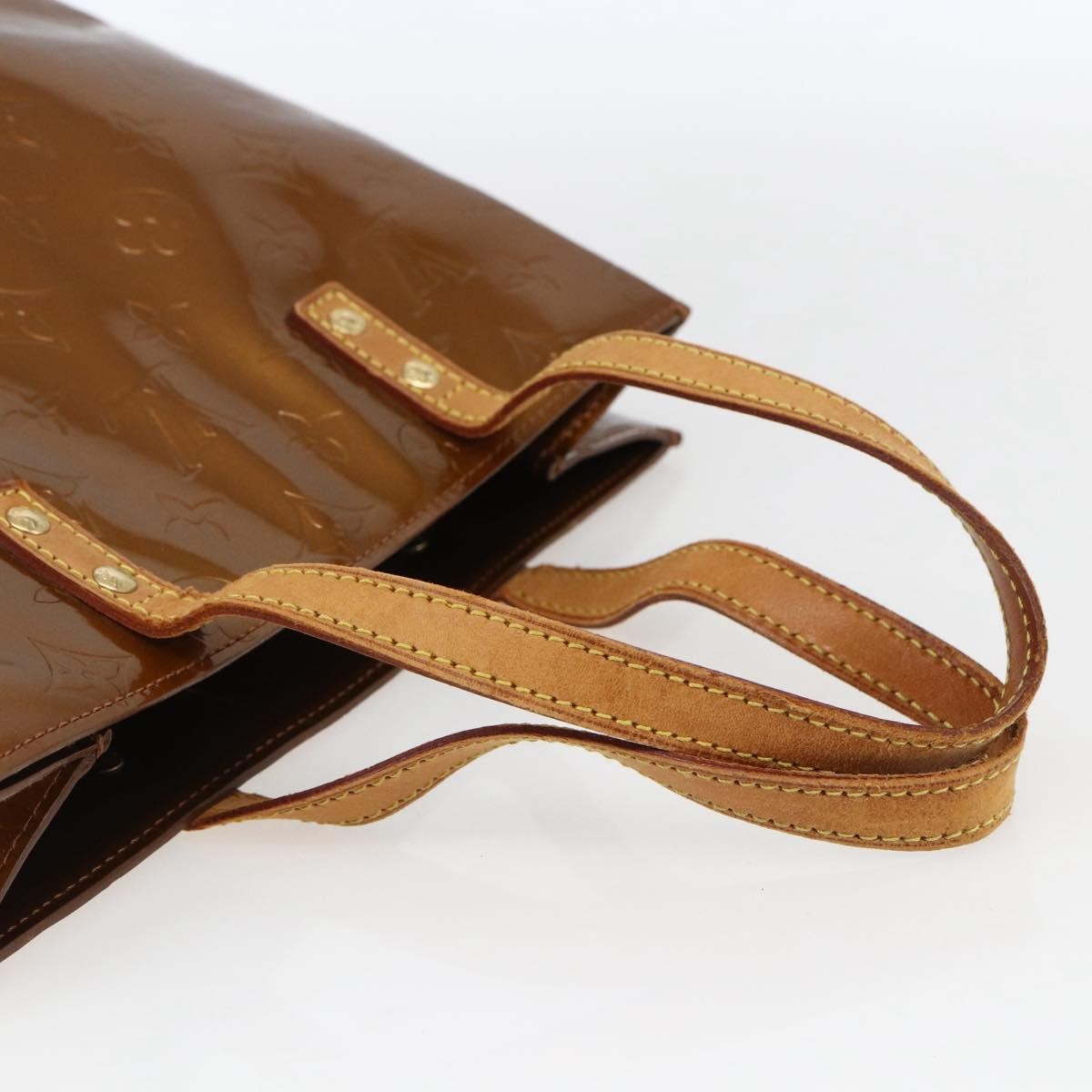 Louis Vuitton Reade Monogram Vernis Brown Patent_Leather Tote Bag Bag (Pre-Owned)