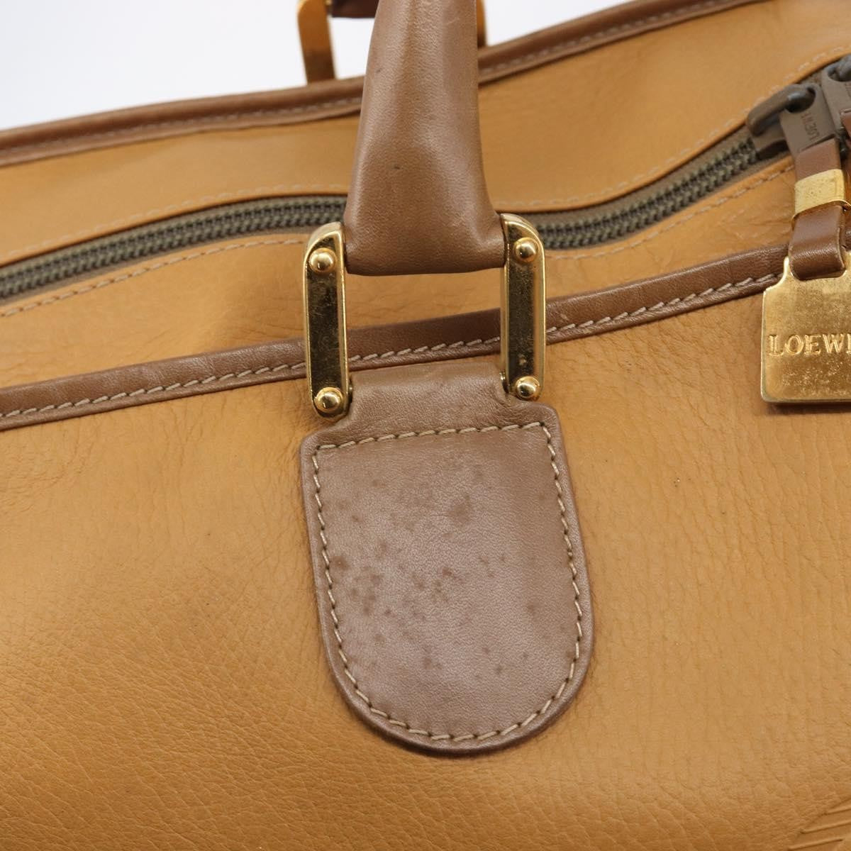 Loewe Amazona Leather Beige Leather Handbag (Pre-Owned)
