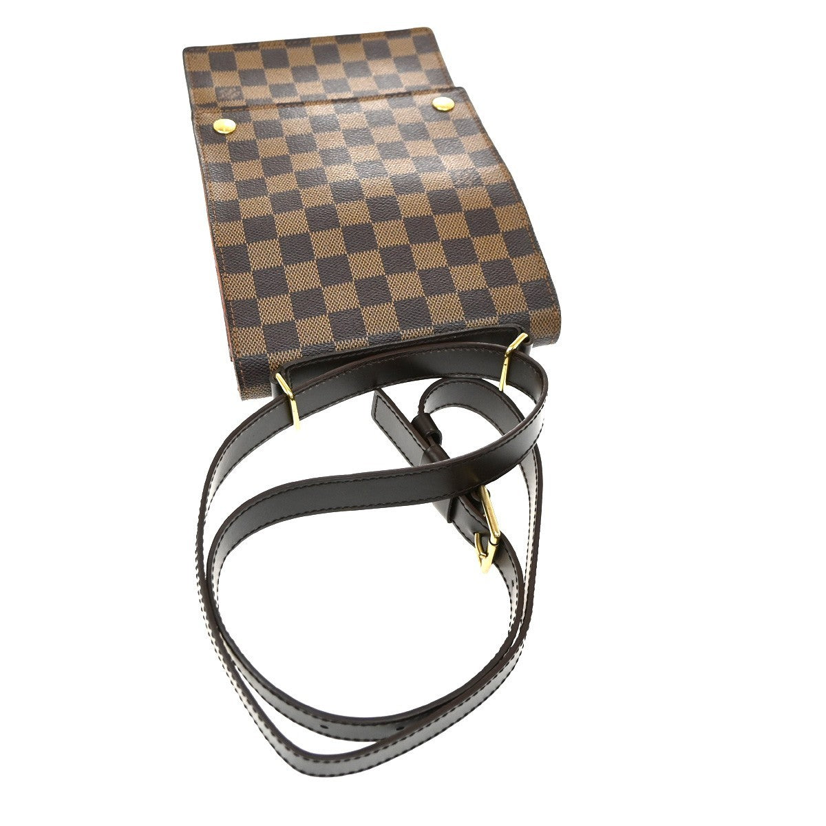 Louis Vuitton Portobello Messenger Damier Brown Canvas Crossbody Bag Bag (Pre-Owned)