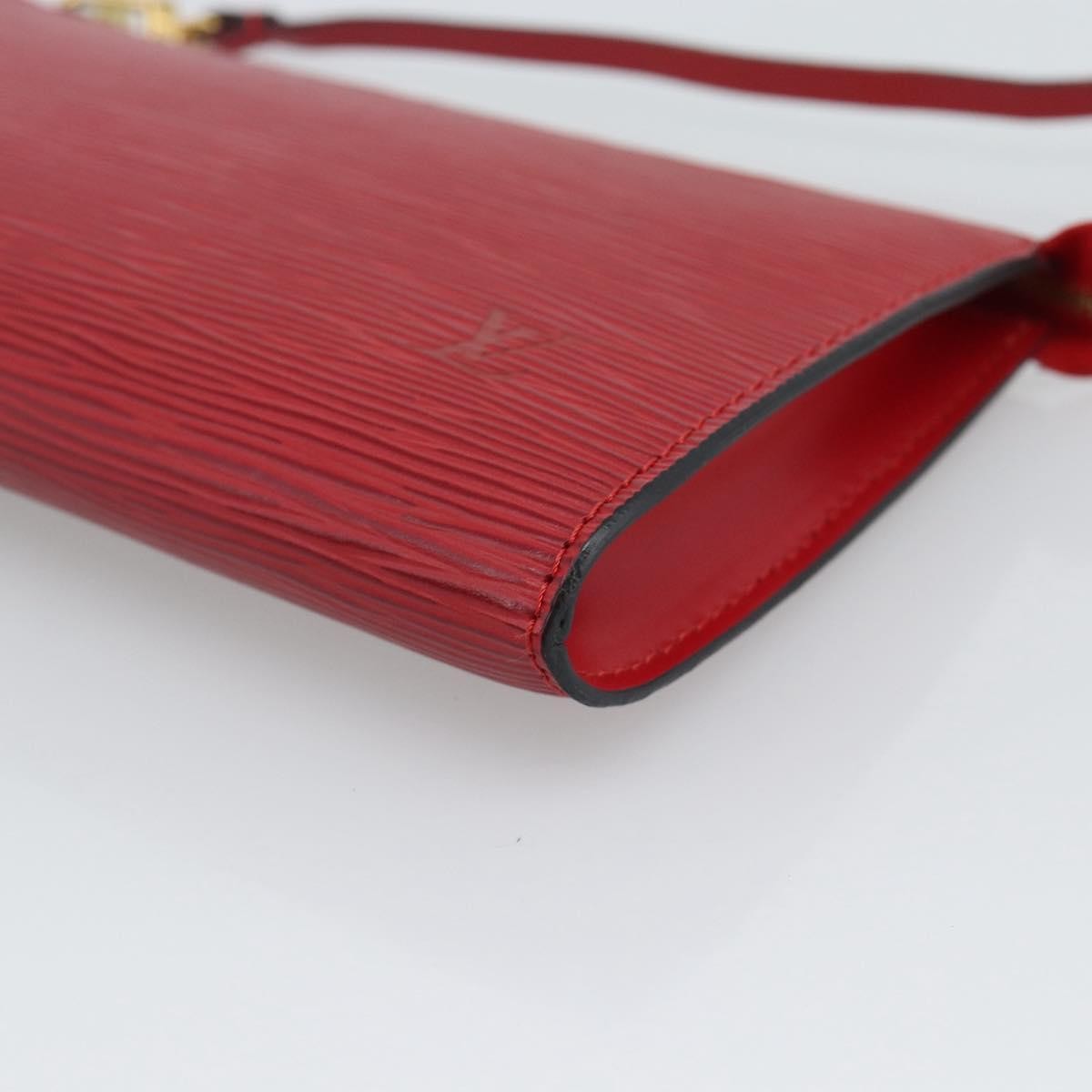 Louis Vuitton Pochette Accessoires Epi Red Leather Clutche & Pouche Bag (Pre-Owned)