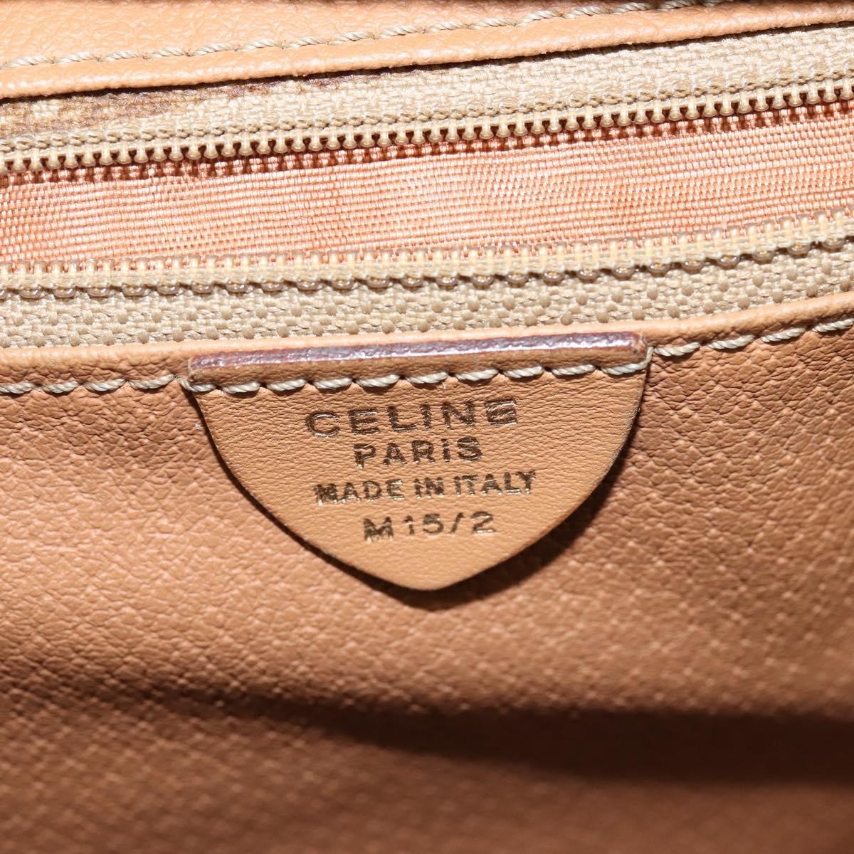 Celine Vintage Macadam Canvas Brown Canvas Tote Bag Bag (Pre-Owned)
