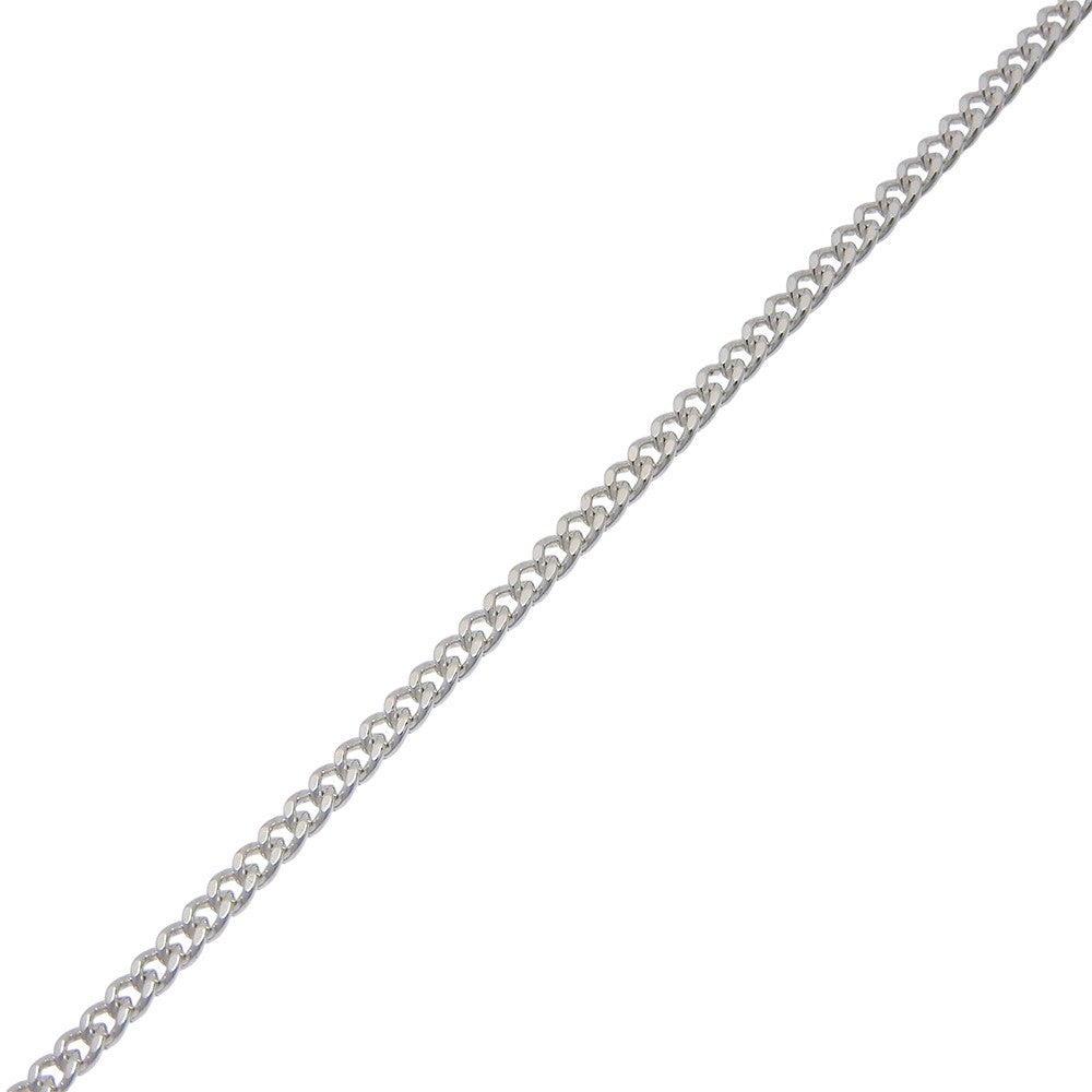 Gucci Engraved Interlocking G Chain Link Pendant Sterling Silver Silver Silver Necklace Jewelry (Pre-Owned)