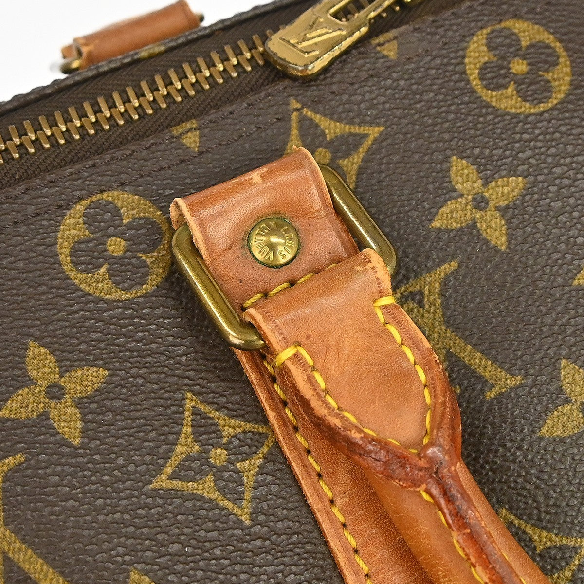 Louis Vuitton Keepall Monogram Canvas Brown Canvas Travel Bag Bag (Pre-Owned)