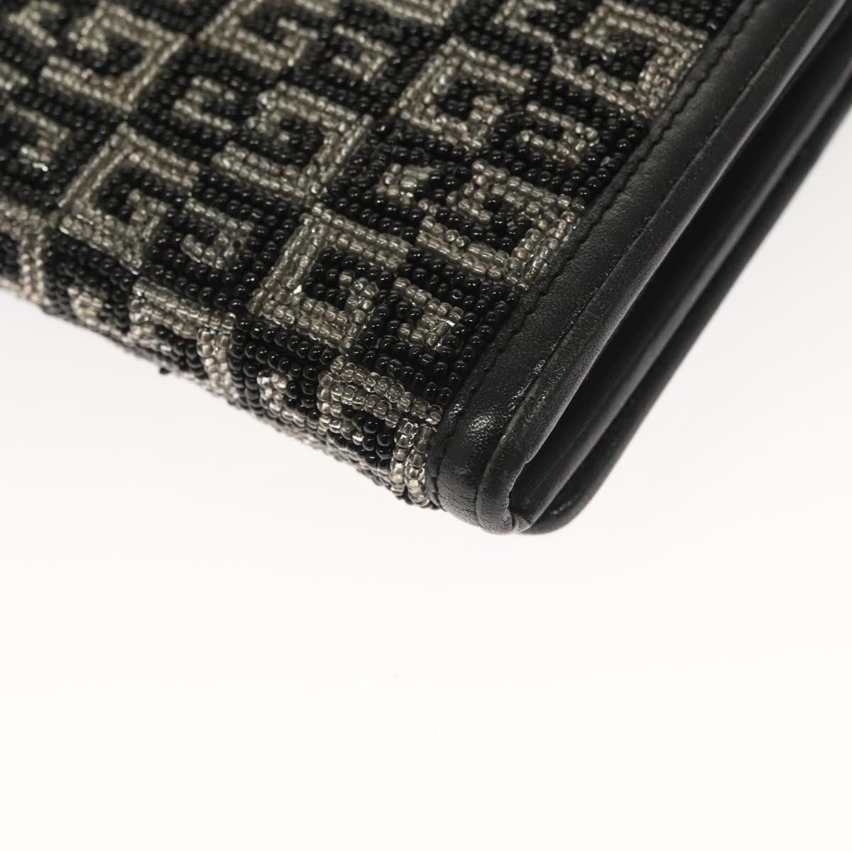Givenchy Gv3 Leather Black Beads Wallets Accessory (Pre-Owned)