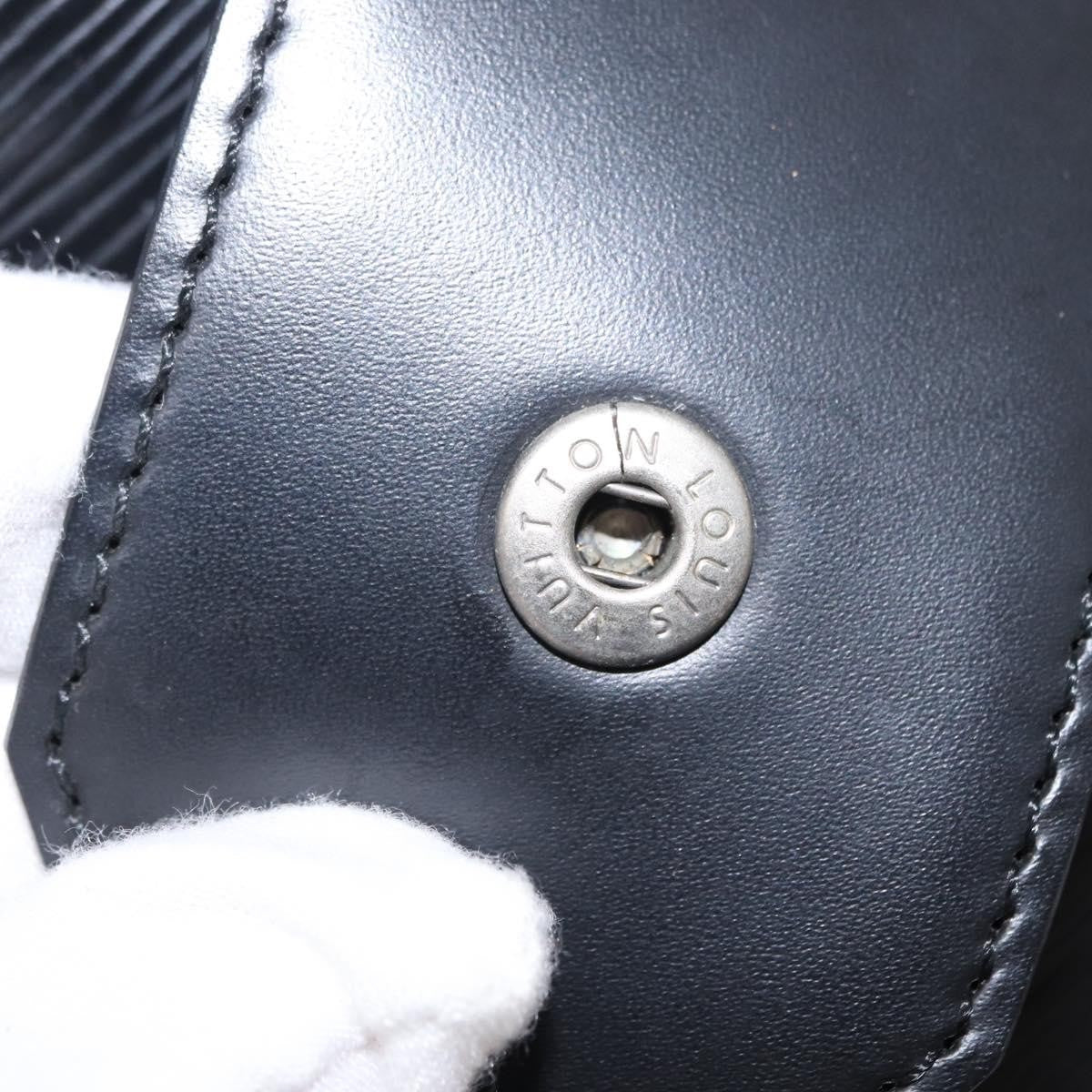 Louis Vuitton Vintage Sac D'epaule Epi Leather Black Leather Shoulder Bag Bag (Pre-Owned)