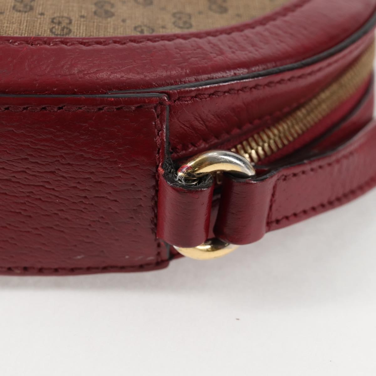 Gucci Doraemon Round Printed Mini Gg Coated Canvas Beige Canvas Shoulder Bag Bag (Pre-Owned)