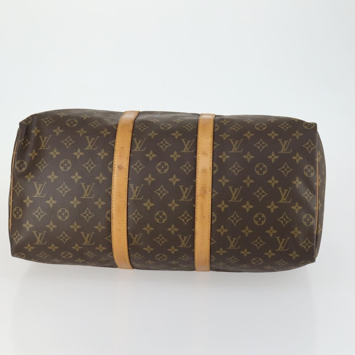 Louis Vuitton Keepall Monogram Canvas Brown Canvas Travel Bag Bag (Pre-Owned)