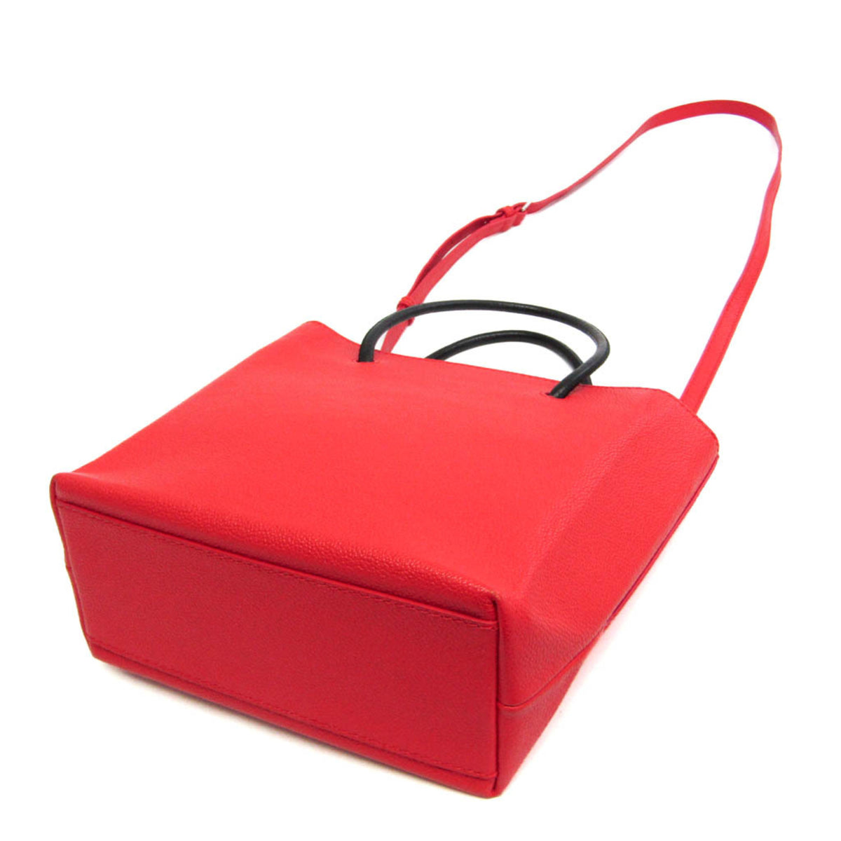 Balenciaga Shopping Leather Red Leather Tote Bag Bag (Pre-Owned)