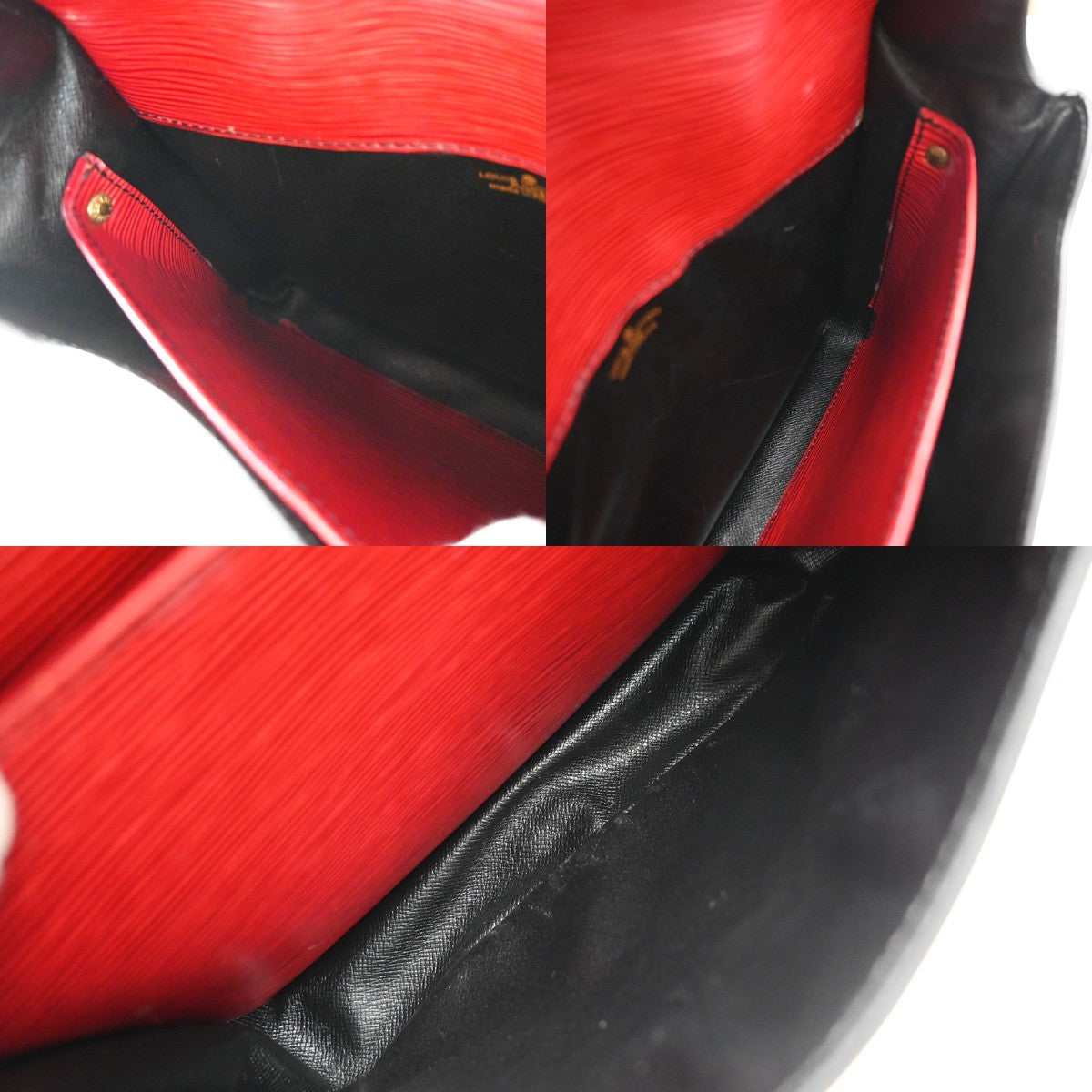 Louis Vuitton Cartouchiere Epi Leather Red Leather Shoulder Bag Bag (Pre-Owned)