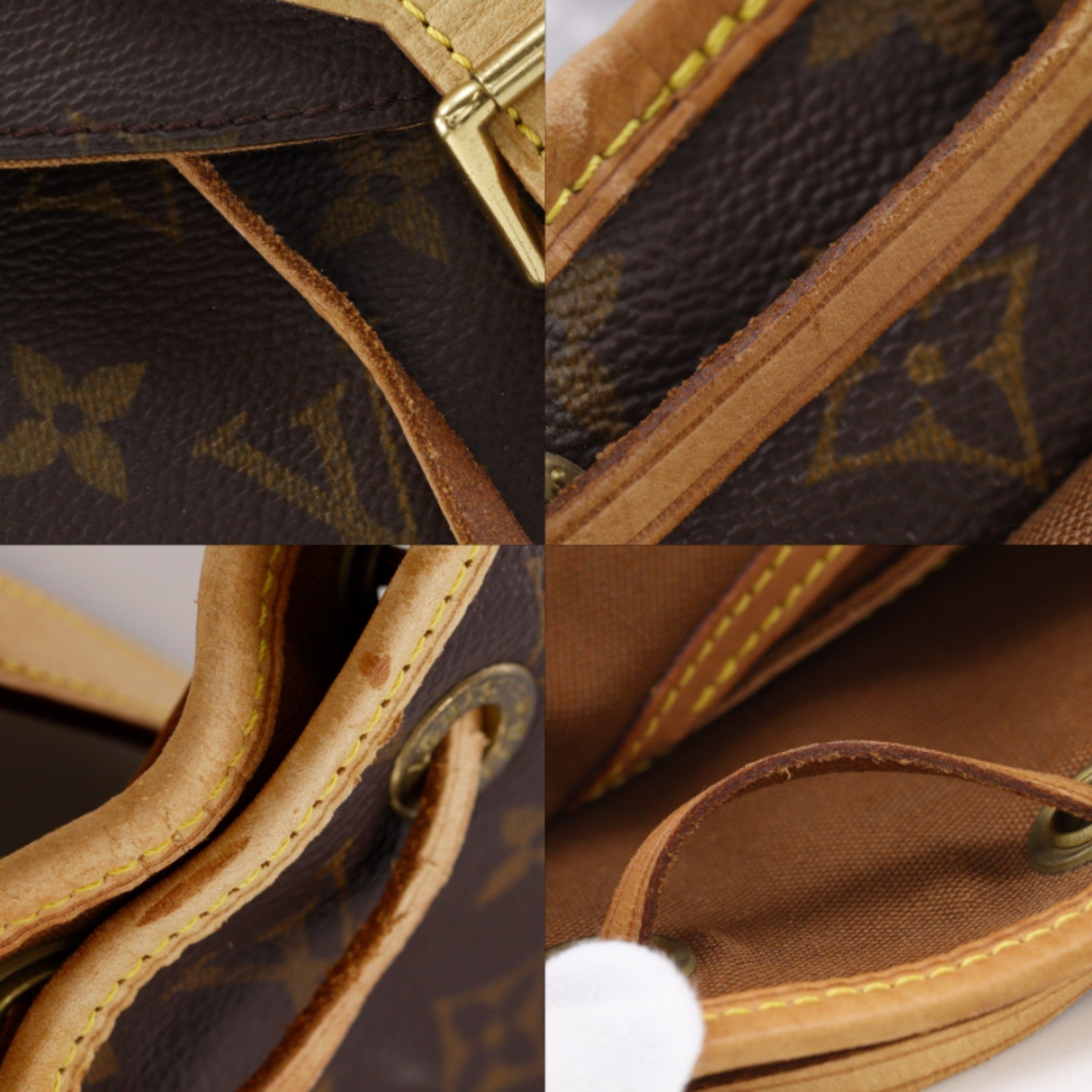 Louis Vuitton Montsouris Monogram Brown Canvas Backpack Bag (Pre-Owned)