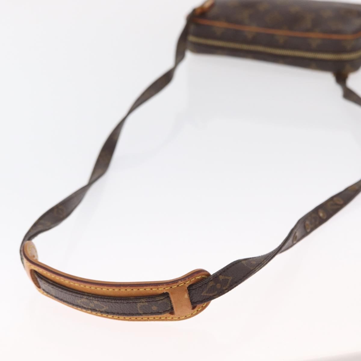 Louis Vuitton Pochette Marly Bandouliere Monogram Canvas Brown Canvas Handbag (Pre-Owned)