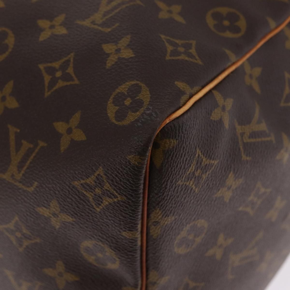 Louis Vuitton Keepall Monogram Canvas Brown Canvas Travel Bag Bag (Pre-Owned)