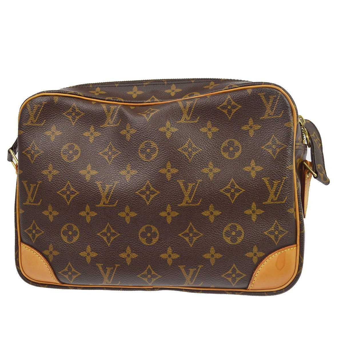 Louis Vuitton Nil Shoulder Bag Monogram Canvas Brown Canvas Shoulder Bag Bag (Pre-Owned)