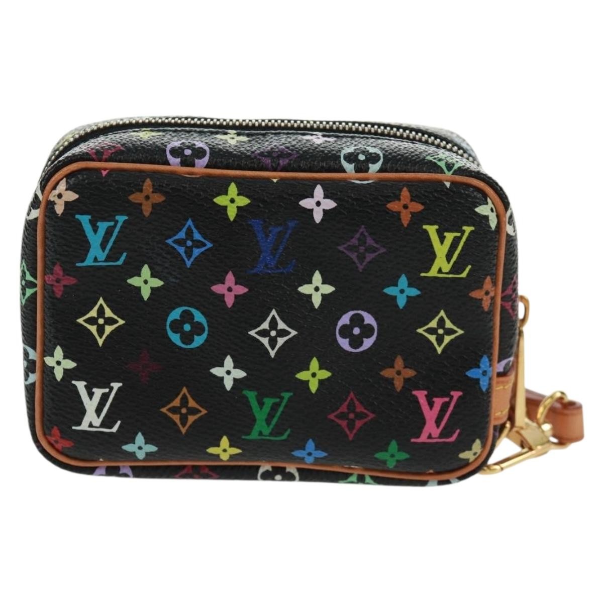 Louis Vuitton Wapity Trousse Monogram Multicolor Black Canvas Clutche & Pouche Bag (Pre-Owned)