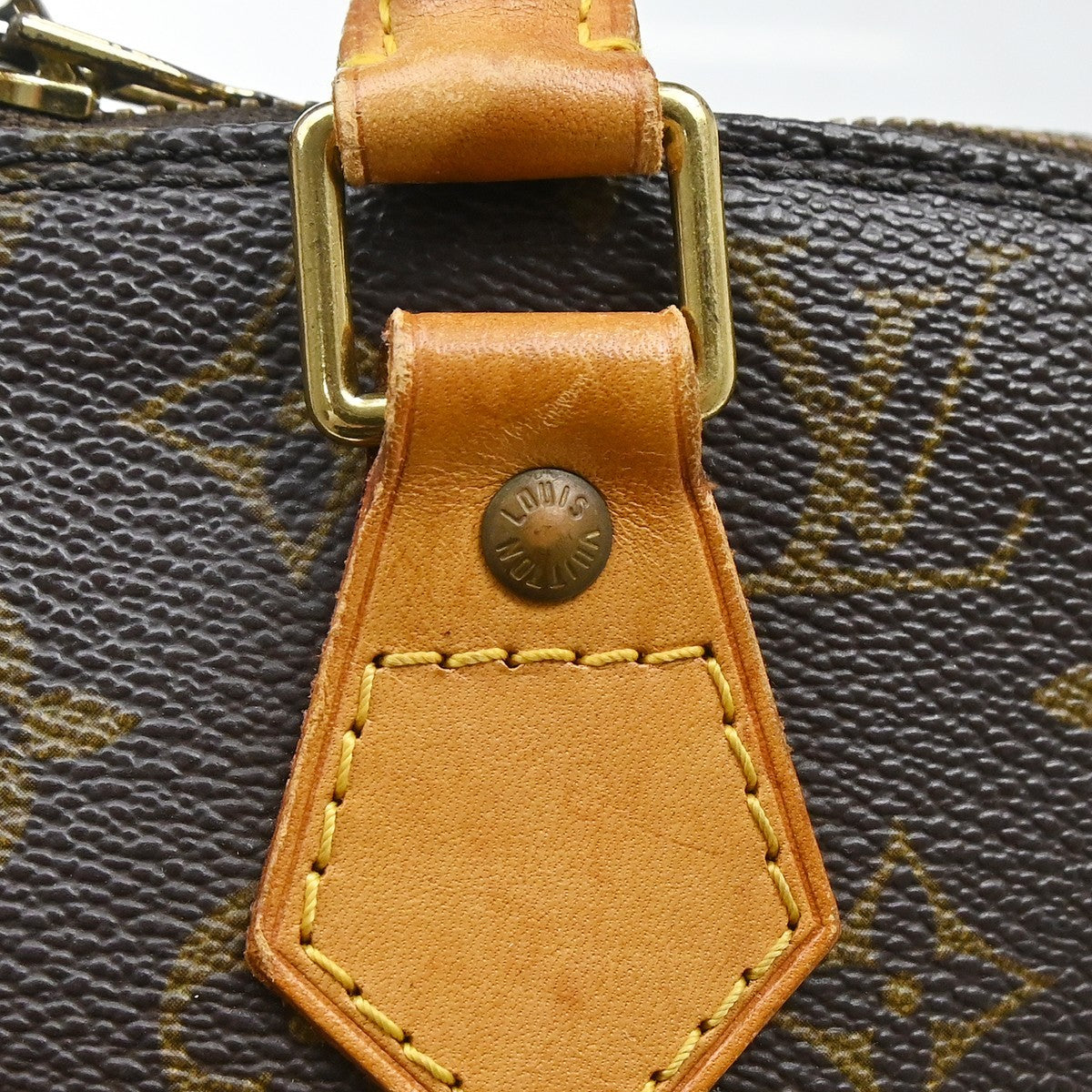 Louis Vuitton Alma Monogram Canvas Brown Canvas Handbag (Pre-Owned)
