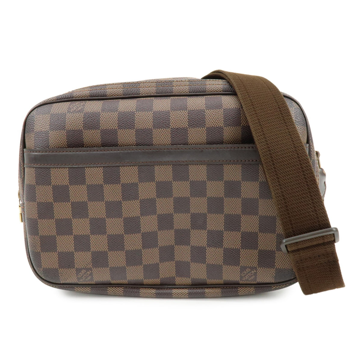 Louis Vuitton Reporter Damier Brown Canvas Shoulder Bag Bag (Pre-Owned)