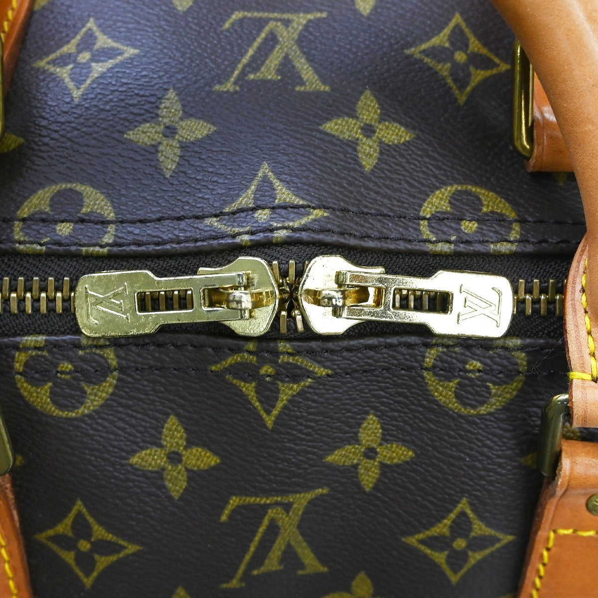 Louis Vuitton Keepall Monogram Canvas Brown Canvas Handbag (Pre-Owned)
