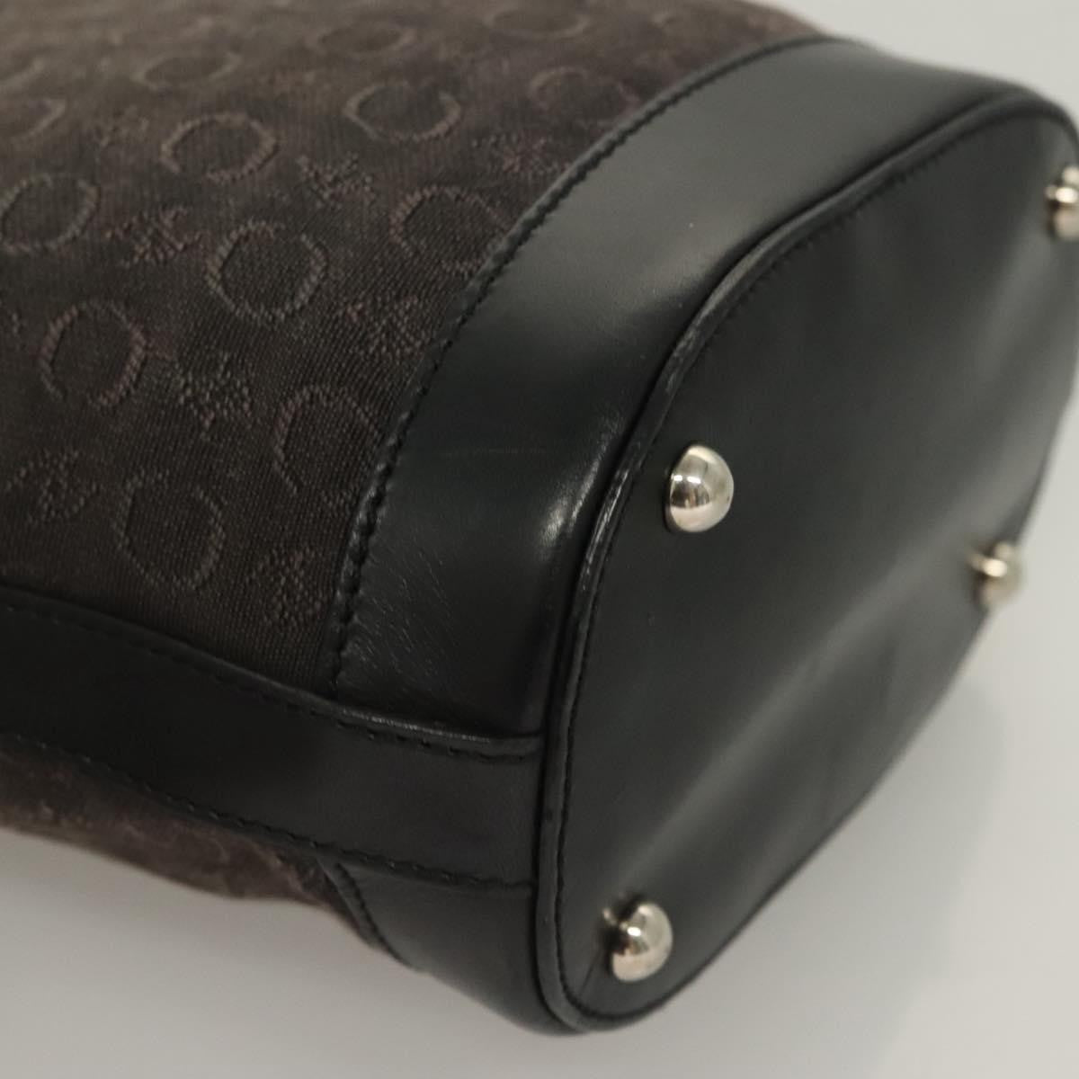 Celine C Macadam Canvas Black Canvas Handbag (Pre-Owned)