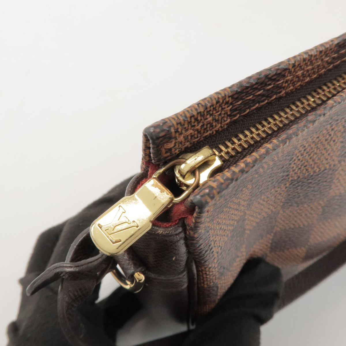 Louis Vuitton Trousse Make Up Damier Brown Canvas Clutche & Pouche Bag (Pre-Owned)