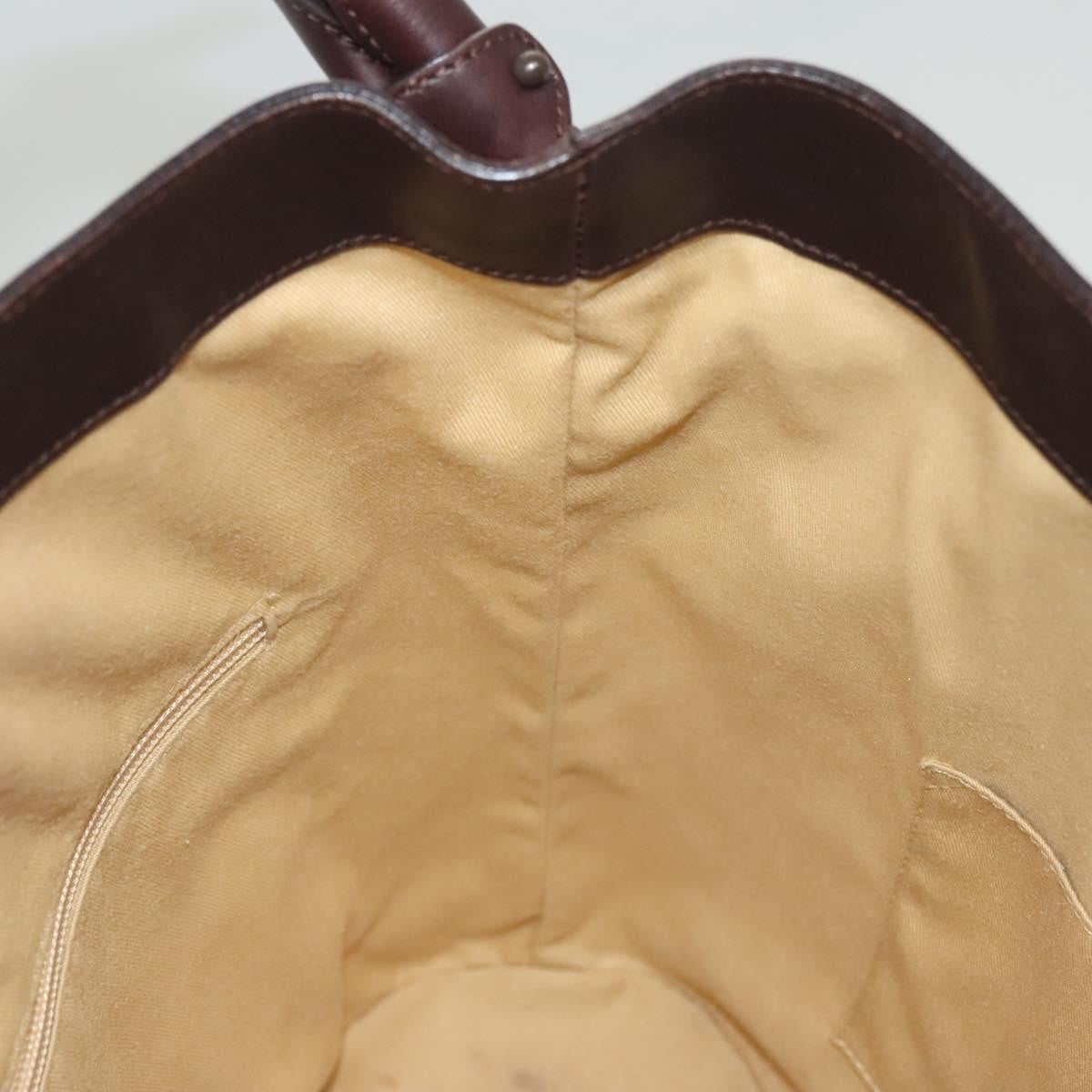 Salvatore Ferragamo Vintage Leather Brown Leather Shoulder Bag Bag (Pre-Owned)