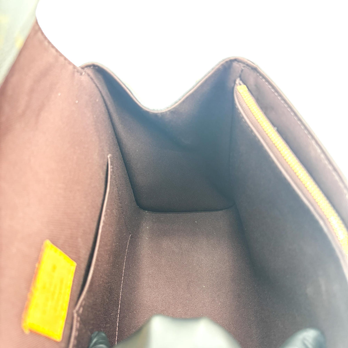 Louis Vuitton Cluny Top Handle Monogram Canvas Brown Canvas Handbag (Pre-Owned)