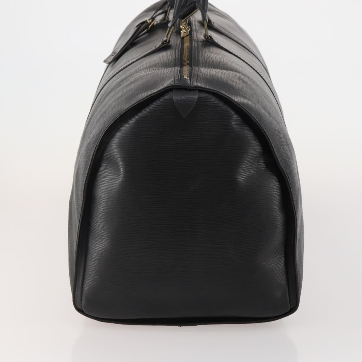 Louis Vuitton Keepall Epi Black Leather Travel Bag Bag (Pre-Owned)