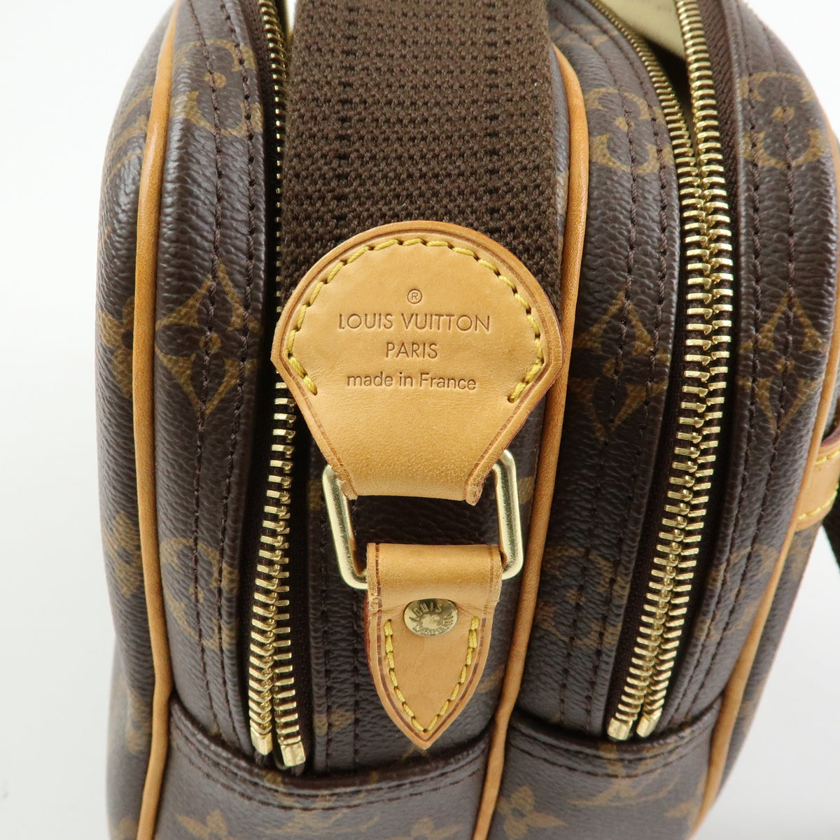 Louis Vuitton Reporter Monogram Canvas Brown Canvas Shoulder Bag Bag (Pre-Owned)