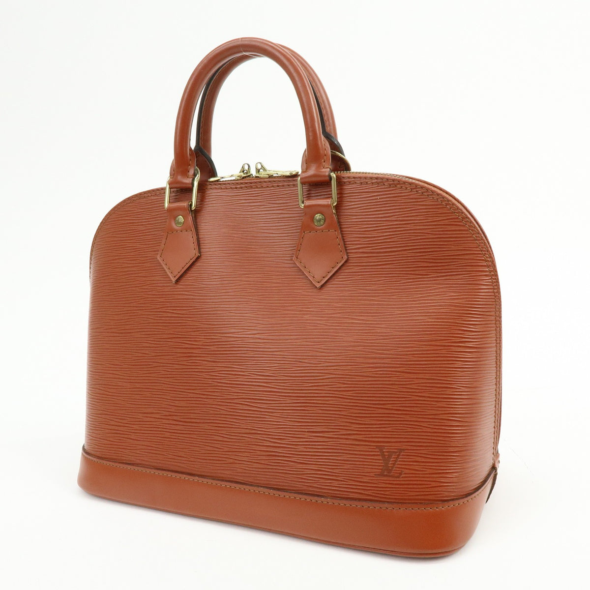 Louis Vuitton Alma Epi Leather Brown Leather Handbag (Pre-Owned)