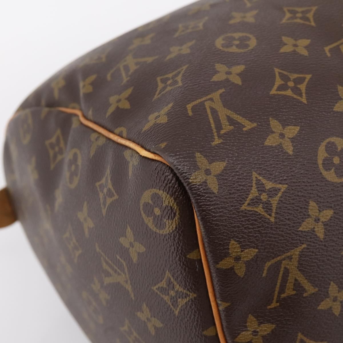 Louis Vuitton Keepall Bag Monogram Canvas Brown Canvas Travel Bag Bag (Pre-Owned)