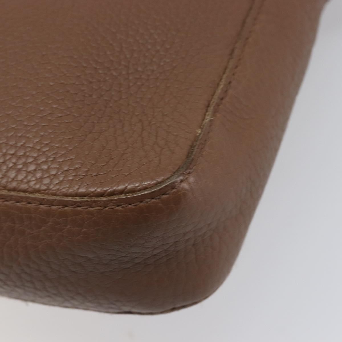 Bottega Veneta Shoulder Leather Brown Leather Shoulder Bag Bag (Pre-Owned)
