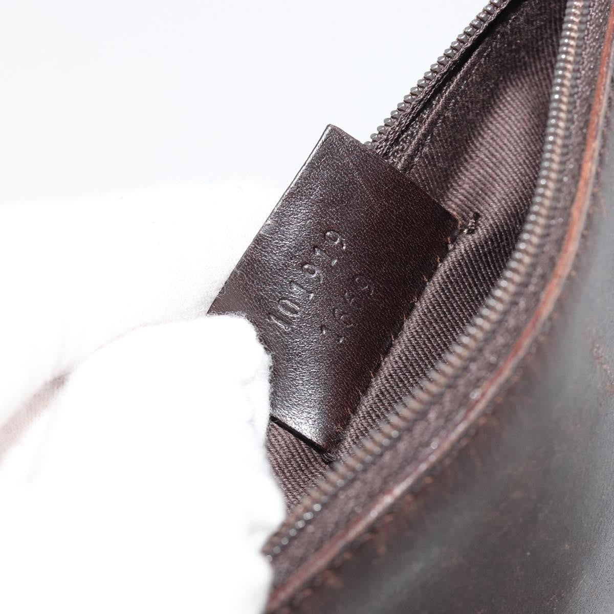 Gucci Vintage Jackie Gg Canvas Brown Canvas Backpack Bag (Pre-Owned)