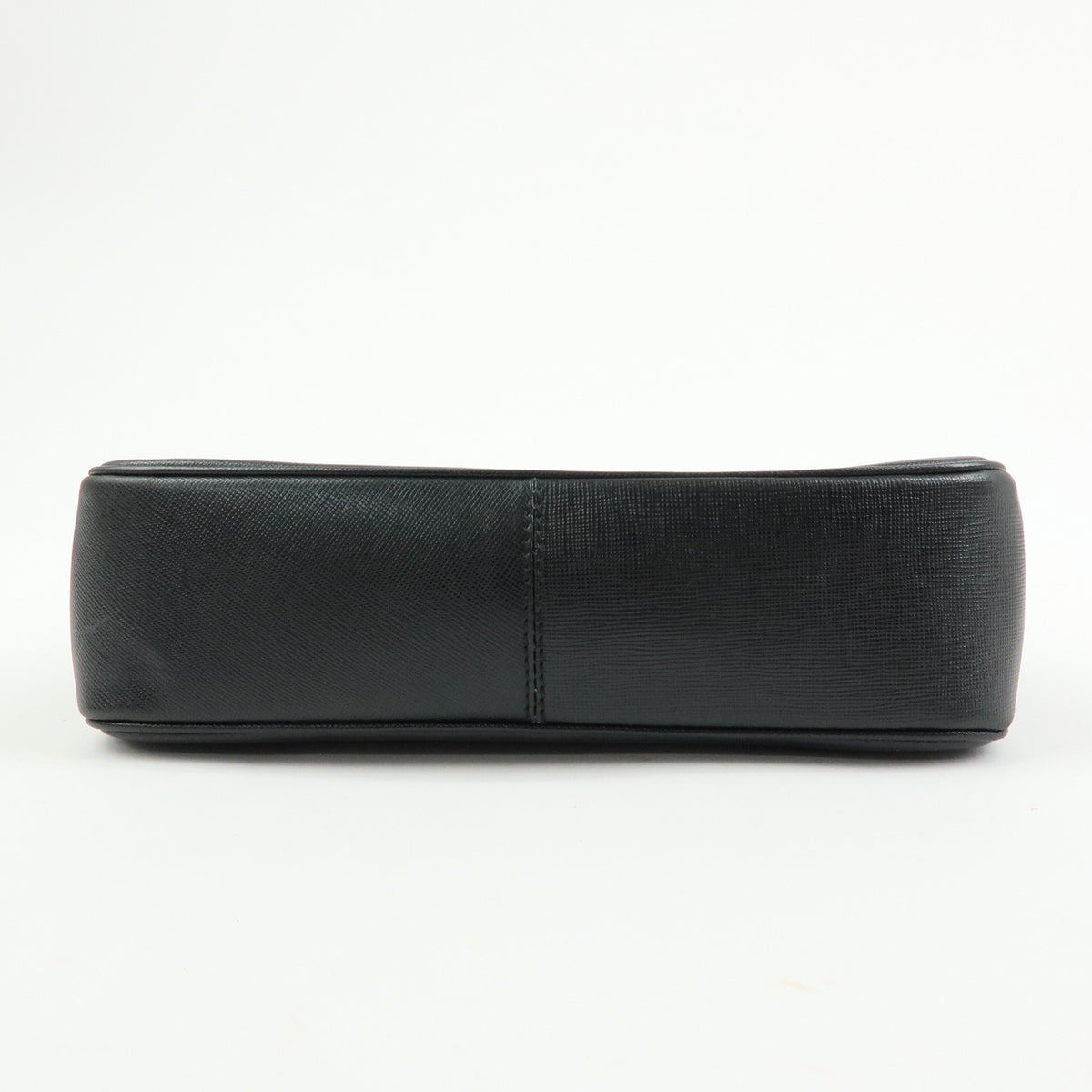 Salvatore Ferragamo Shoulder Bag Leather Black Leather Shoulder Bag Bag (Pre-Owned)