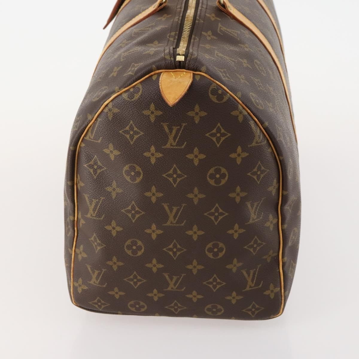Louis Vuitton Keepall Monogram Canvas Brown Canvas Travel Bag Bag (Pre-Owned)