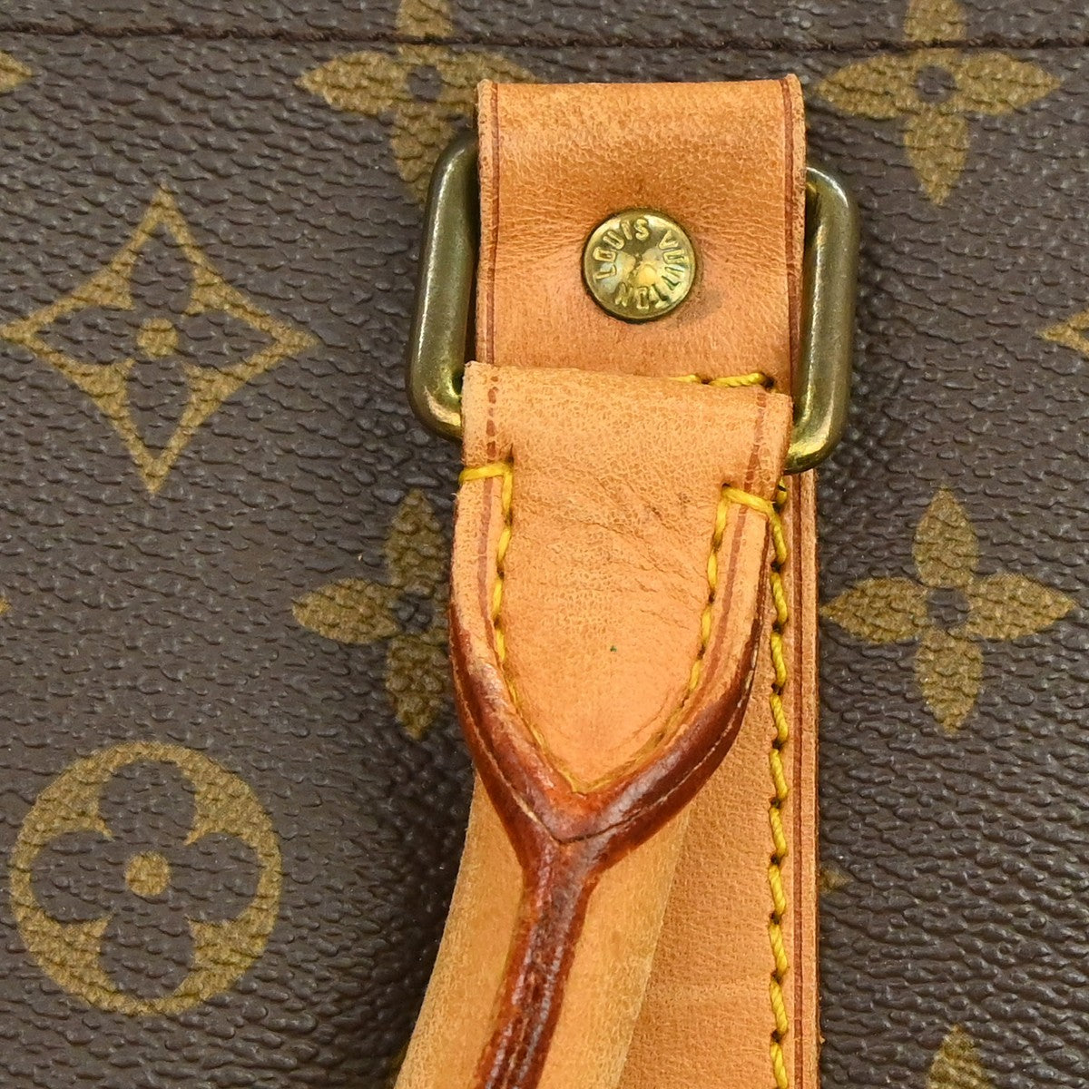 Louis Vuitton Keepall Monogram Brown Canvas Travel Bag Bag (Pre-Owned)
